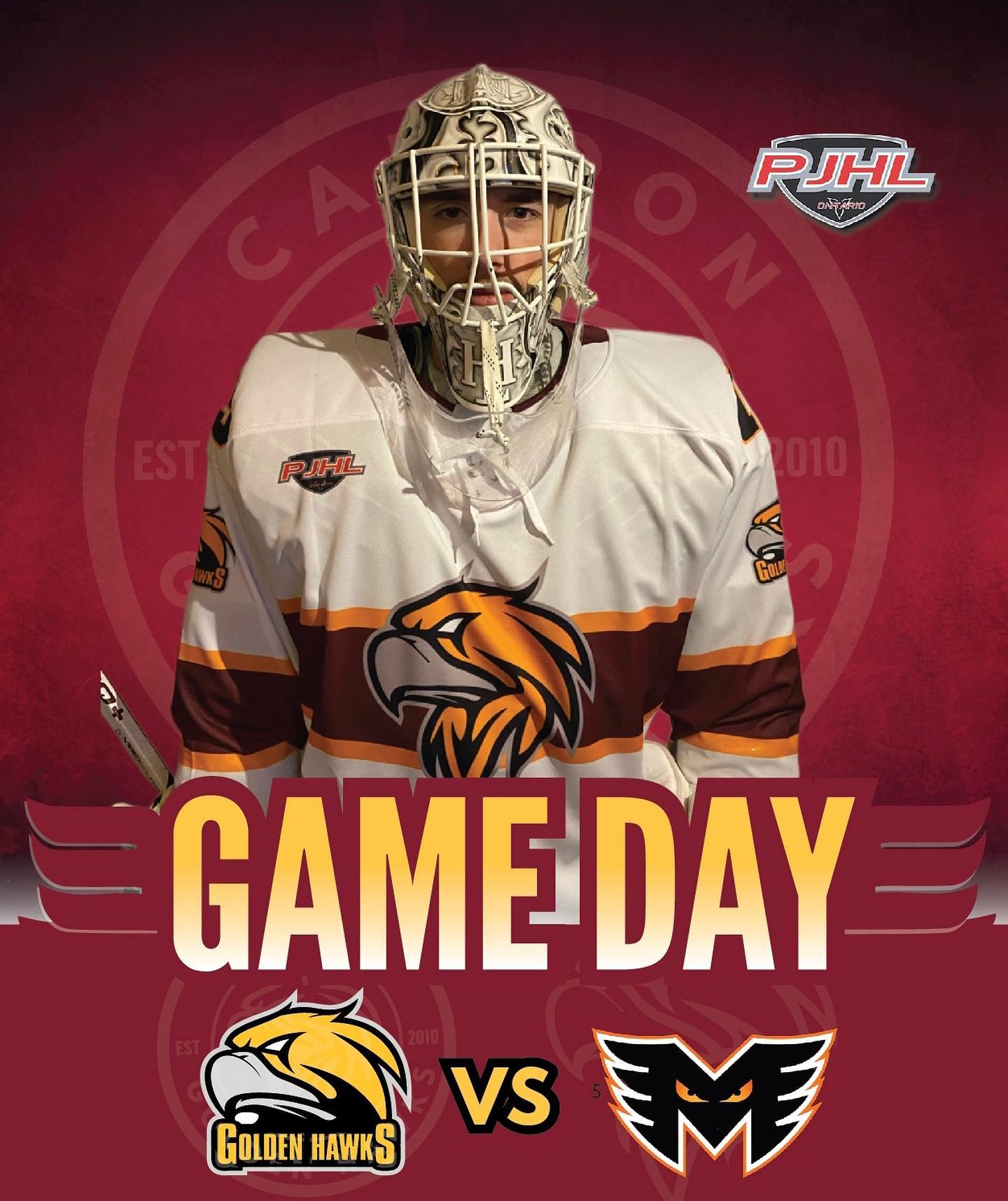 [ GAME DAY ] Your Caledon Golden Hawks rocking the new alternate jersey at home to take on the Midland Flyers! 2:30 pm Mayfield arena - Here we go now  #alternatejersey #caledongoldenhawks #letsgo #juniorbhockey #hockey #ontario #pjhl #oha #gthl #omha #spittinchicklets #laceup #eh #gameon #gametime #ot #shootout #toedrag #dangle #deke #shoot