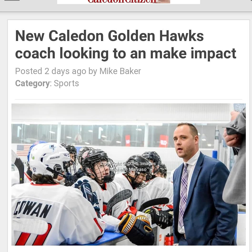 Great article in #CaledonCitizen.  #Caledon @pjhl.official