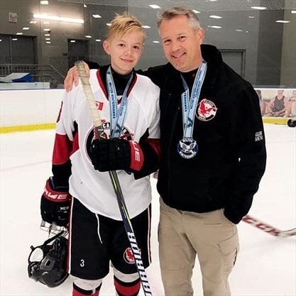 It's with heavy hearts that we say goodbye to a young member of the Caledon hockey community. 

In Nov 2019, Reese Meyer #3 with the Caledon Hawks Minor Bantam AE team was rushed to SickKids in Toronto with a life-threatening brain tumour. 

For almost a year, the hockey community in Caledon joined many others as they rallied around him and his family, supporting them in any way they could.  Reese battled as long as he could

This morning, Reese moved on from this world peacefully, surrounded by family.  He will be missed by all who knew him and, because of his courage, by many who didn’t.

“On behalf of the Caledon Golden Hawks Jr. C Hockey Club and the Arsenault Hockey Group, I offer condolences to Reese’s family, teammates and the Caledon Minor Hockey Association.”

David Arsenault, President
Arsenault Hockey Group