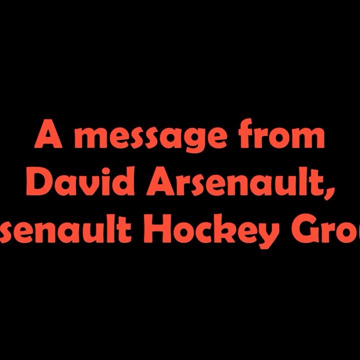 A special message from AHGs President David Arsenault to the Golden Hawks team and fans! #GoldenHawks